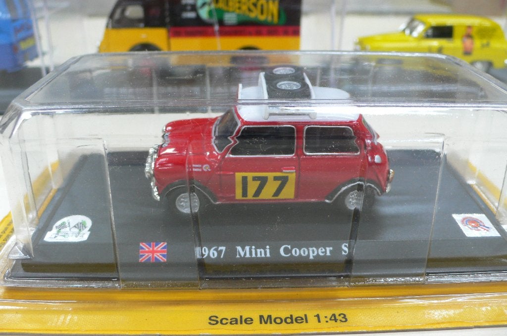 mini cooper s 1967 rally momte carlo  - delprado 1/43-, Verzenden, Nieuw, Auto, Overige merken