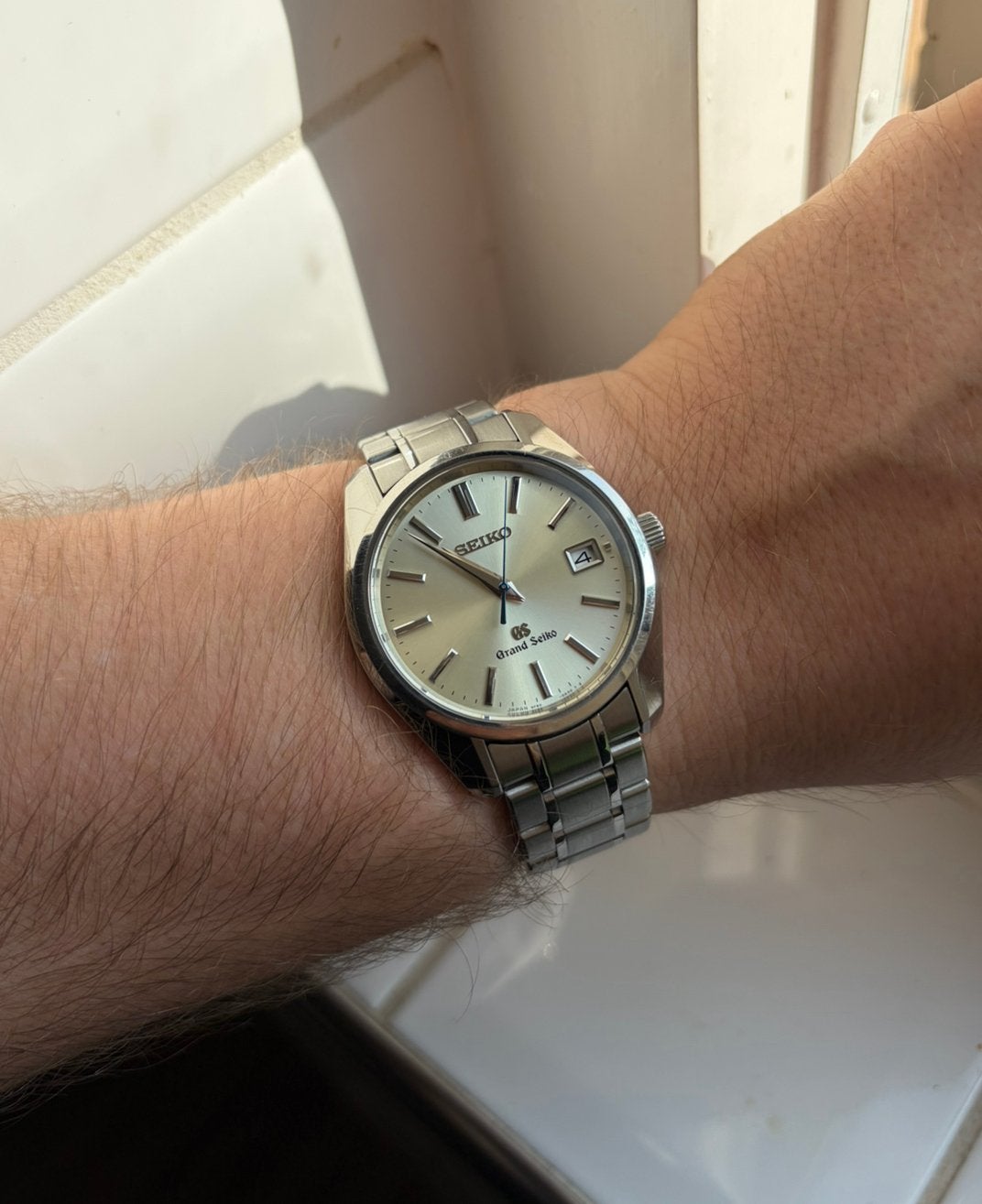 Grand Seiko SBGV005  40mm, Ophalen of Verzenden, Zo goed als nieuw, Staal, Seiko