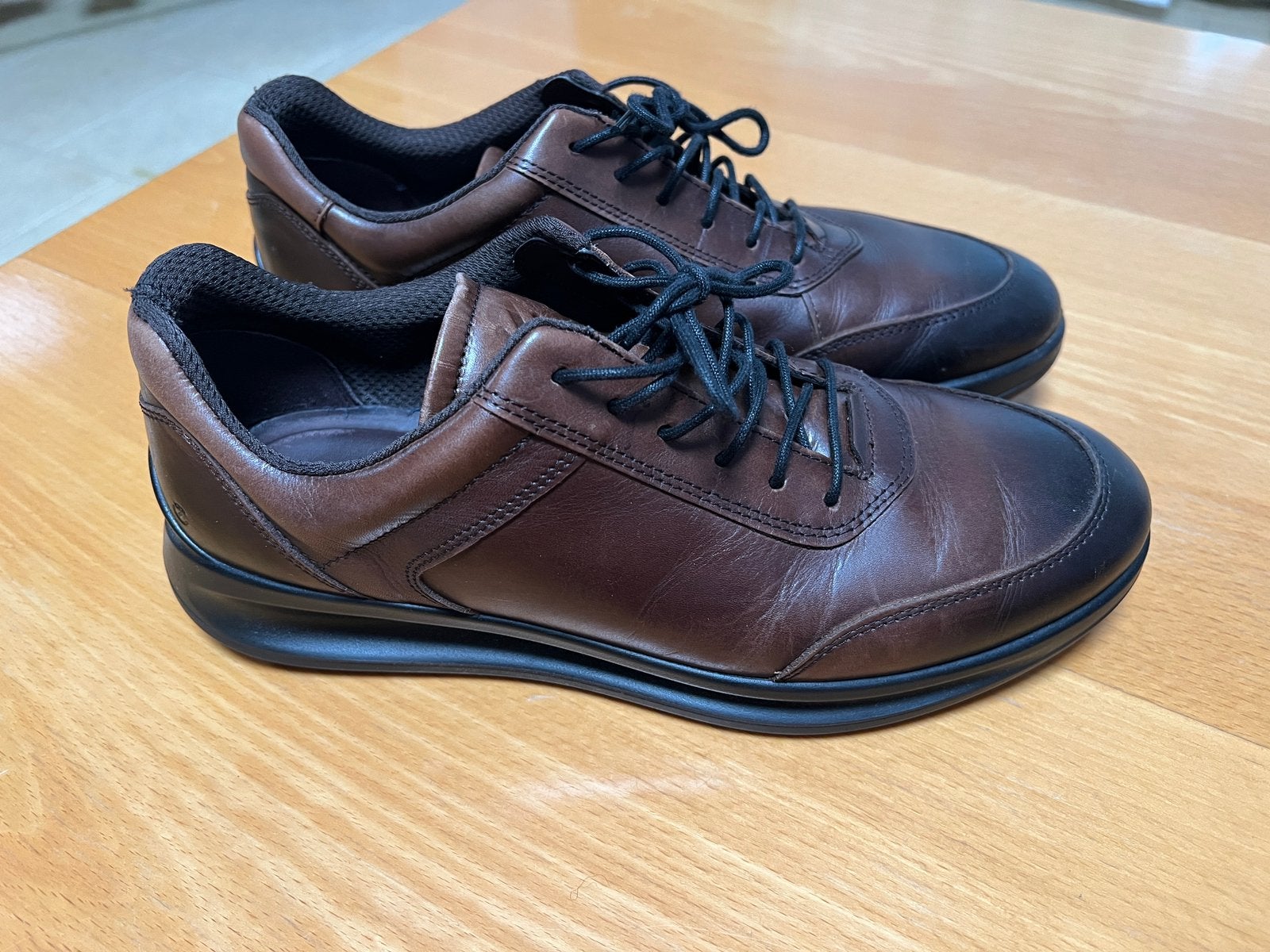ECCO Aquet Herenschoenen Maat 42 – Zo Goed Als Nieuw, Ophalen, Zo goed als nieuw, Bruin
