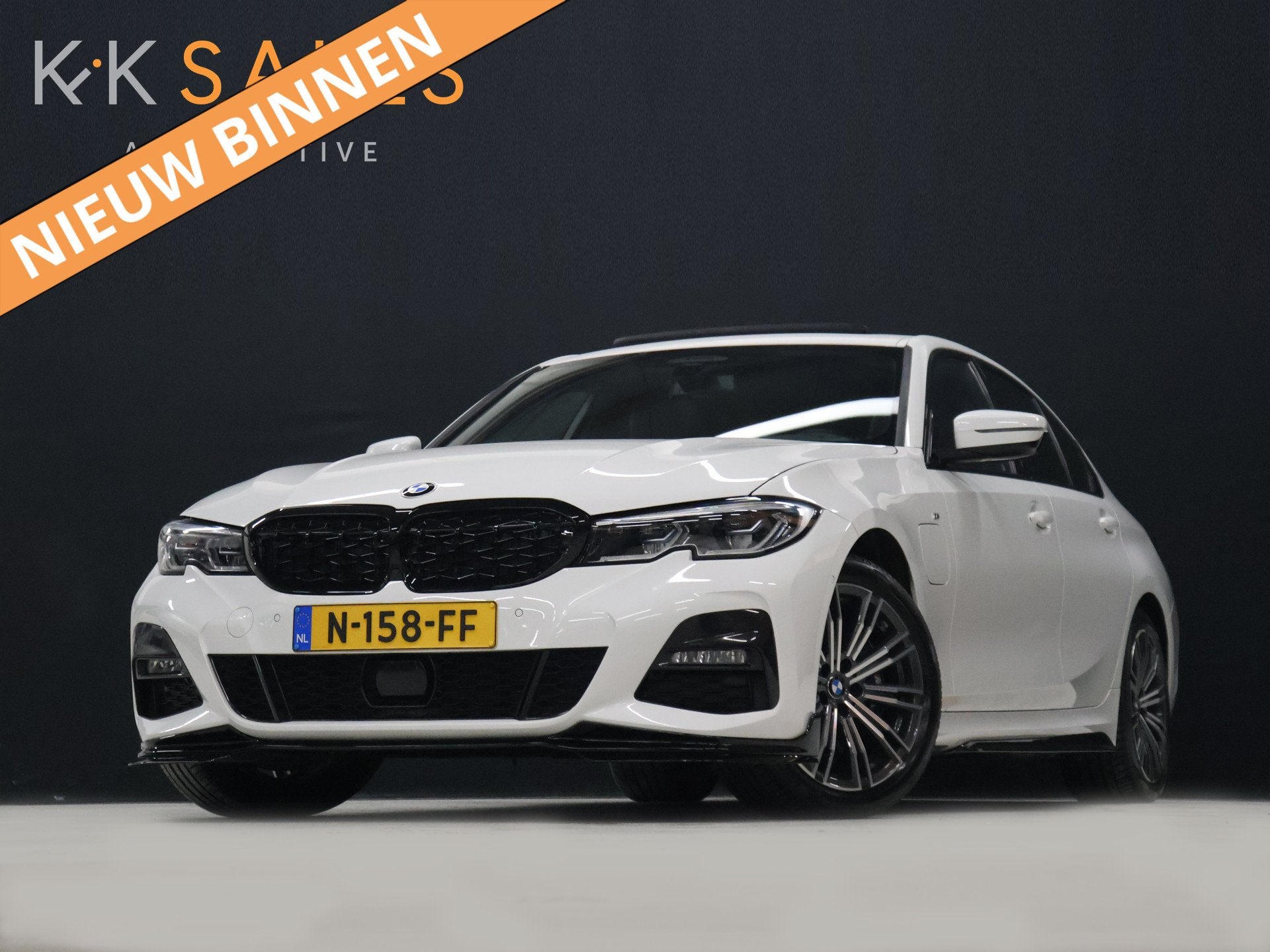 BMW 3-serie 330e High Executive [SCHUIFKANTELDAK, SPOILER, A, Achterwielaandrijving, Gebruikt, Wit, Bedrijf