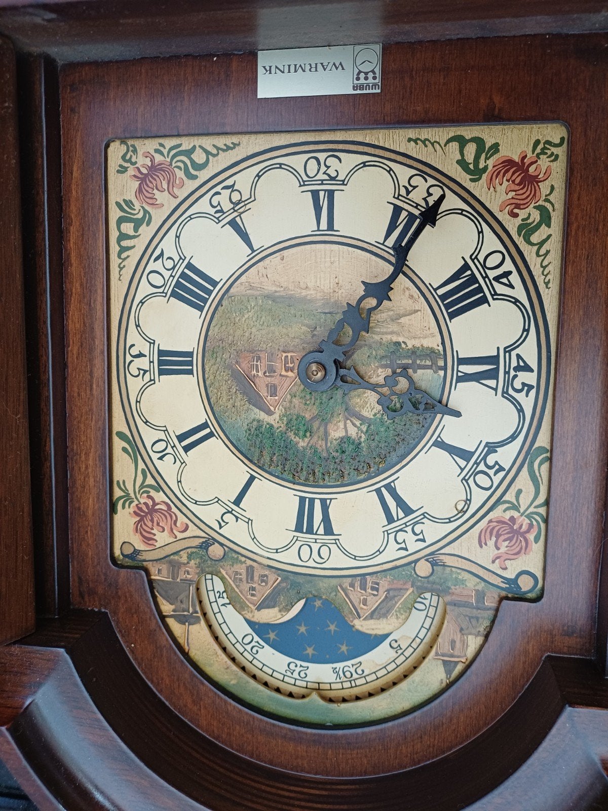 Antieke Wandklok met Slinger - Decoratief en Functioneel, Antiek en Kunst, Ophalen