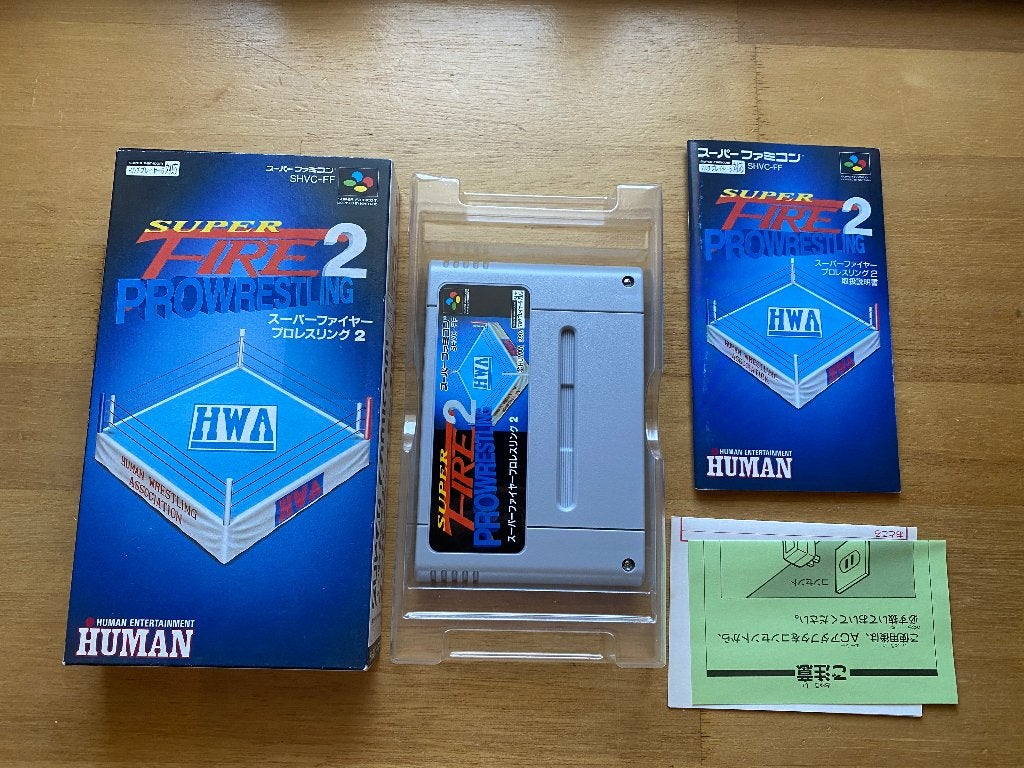 Super fire pro wrestling 2 super famicom, 1 speler, Ophalen of Verzenden, Zo goed als nieuw, Vanaf 3 jaar