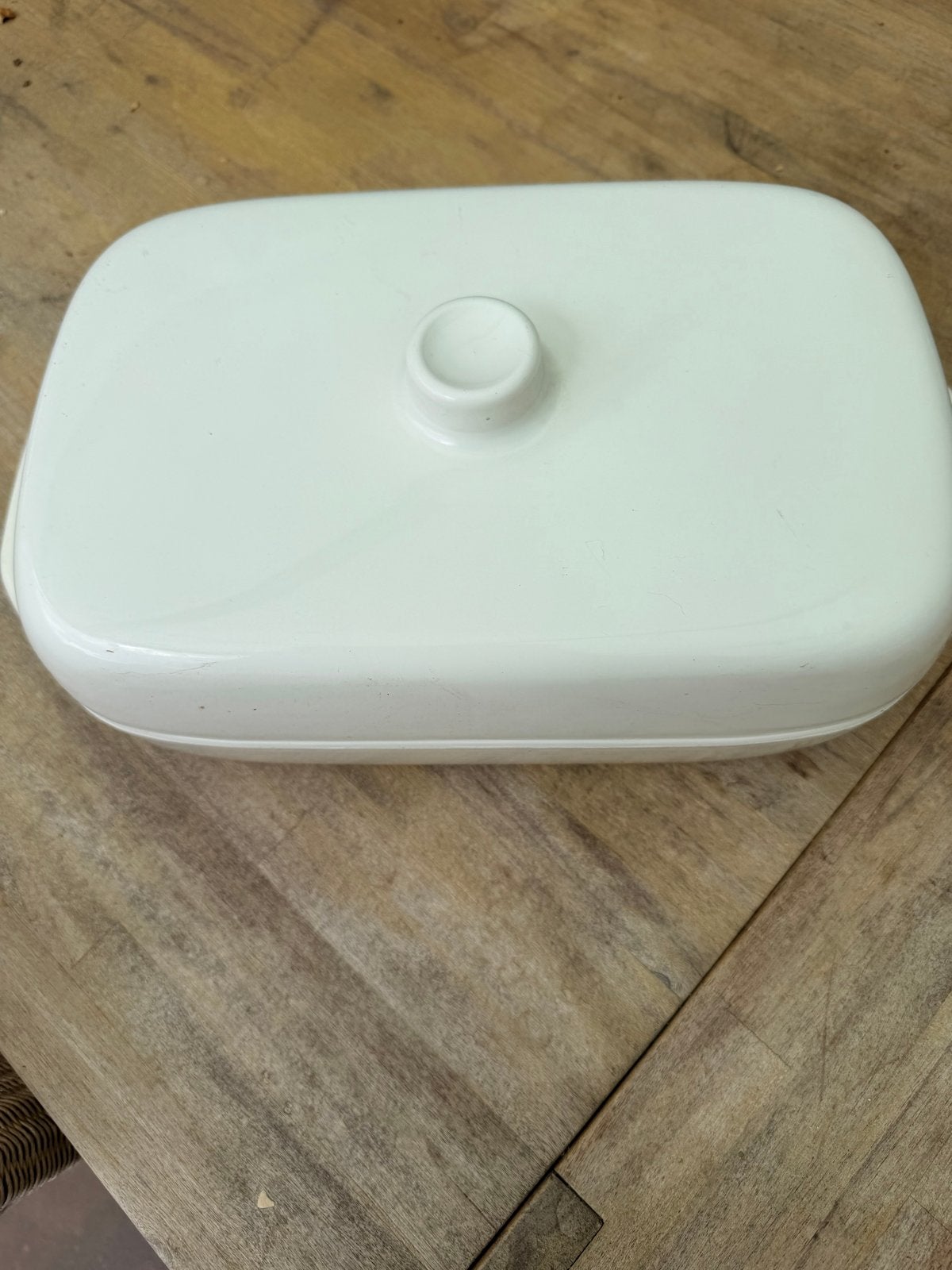 Hartolit Isolie Casserole - Witte schaal met Deksel, Kunststof, Ophalen of Verzenden, Wit, Overige merken
