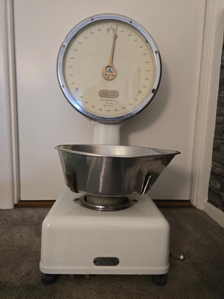 Berkel weegschaal klokweegschaal winkelweegschaal, Witgoed en Apparatuur, Weegschalen, Ophalen, Winkelweegschaal, Minder dan 10 kg