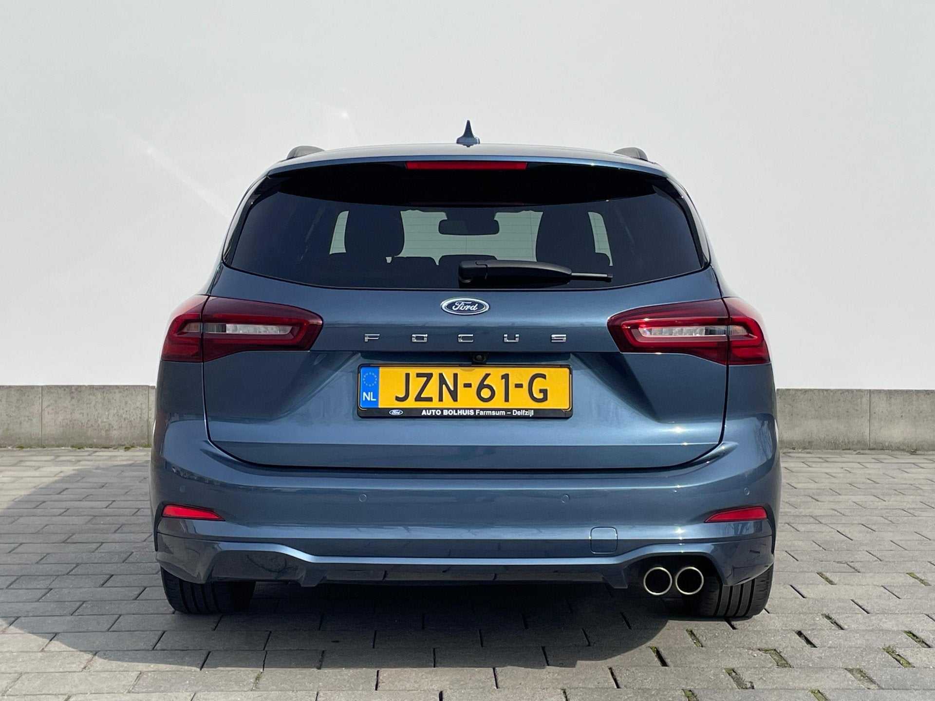 Ford FOCUS Wagon ST-line Ecoboost Hybrid 155 pk | Winter Pac, Stof, Gebruikt, 1404 kg, Blauw
