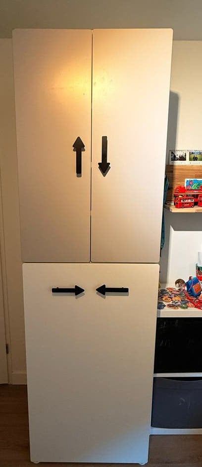 IKEA Småstad Kast met Leg- en Hangruimte, Huis en Inrichting, Ophalen, Overige materialen, Gebruikt, 50 tot 100 cm