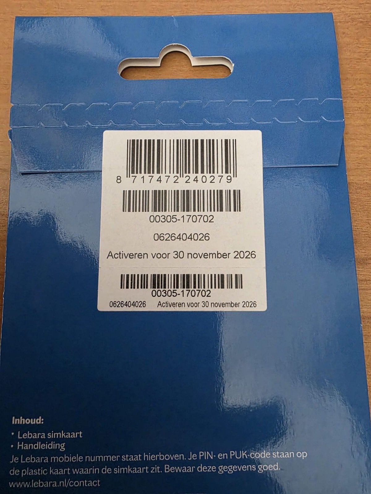 Prepaid simkaart 06- 26 40 40 26, Ophalen, Nieuw, Overige providers, Prepaidkaart