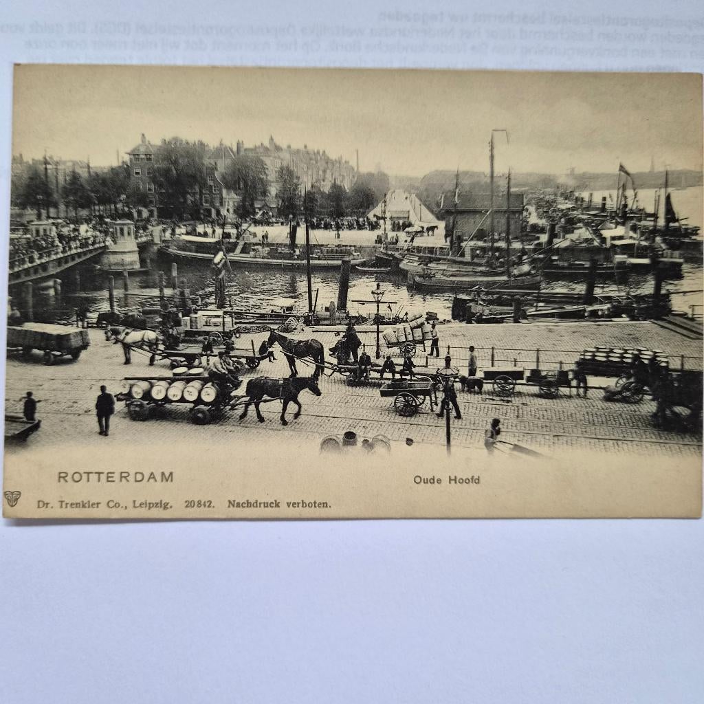 Rotterdam Oude Hoofd, Verzamelen, Verzenden, Voor 1920, Ongelopen, Zuid-Holland