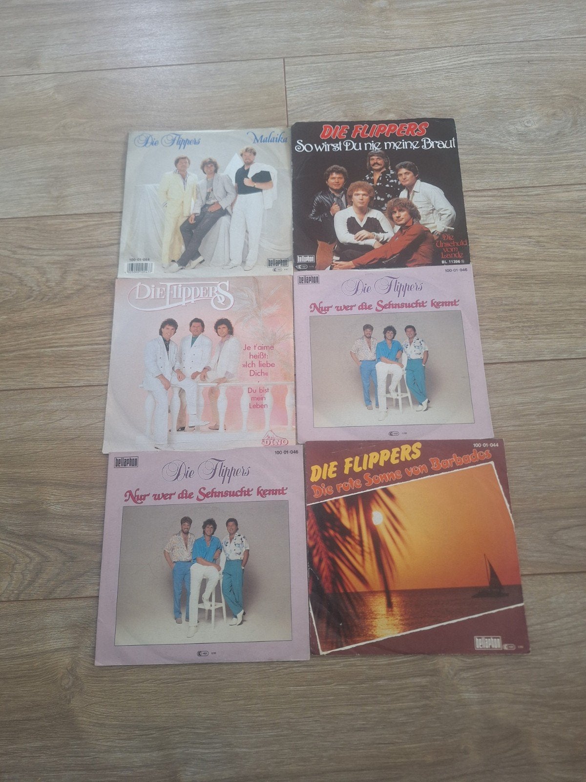 die flippers 6 stuks, Ophalen of Verzenden