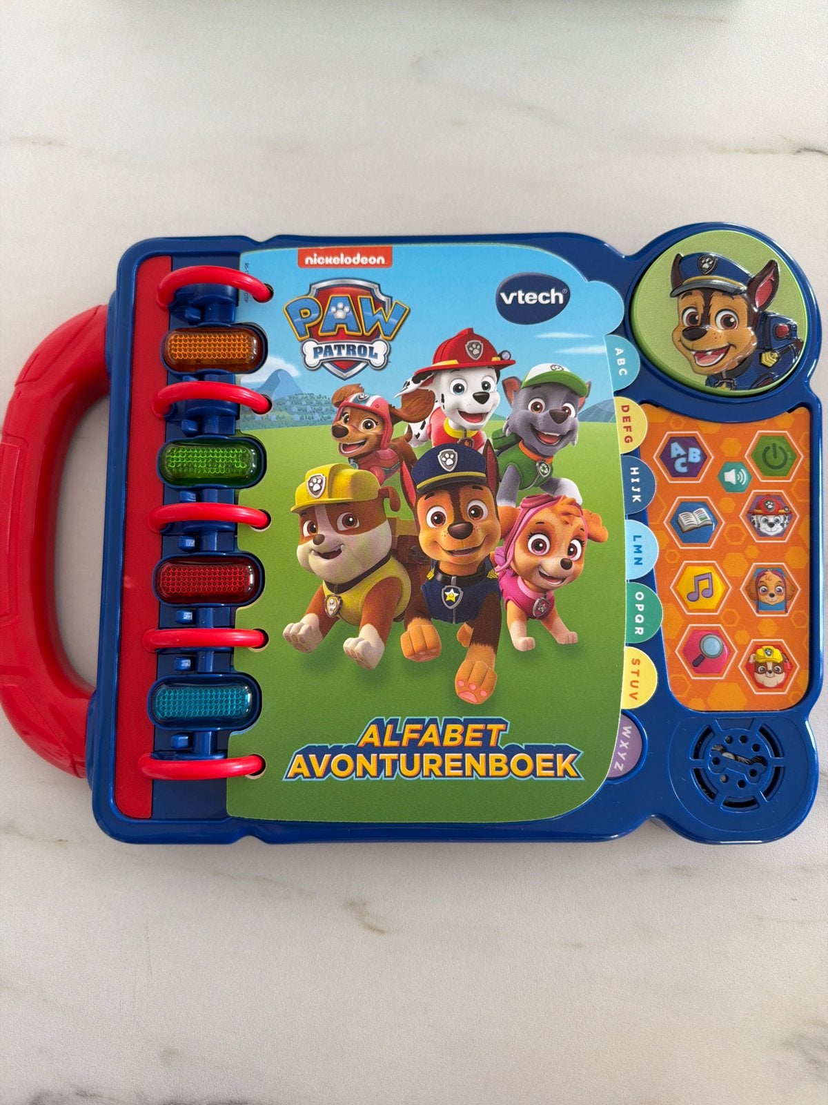 Paw Patrol Alfabet Avonturenboek VTech - Leerzaam Speelgoed, Ophalen of Verzenden, Zo goed als nieuw, Taal en Lezen, Met geluid