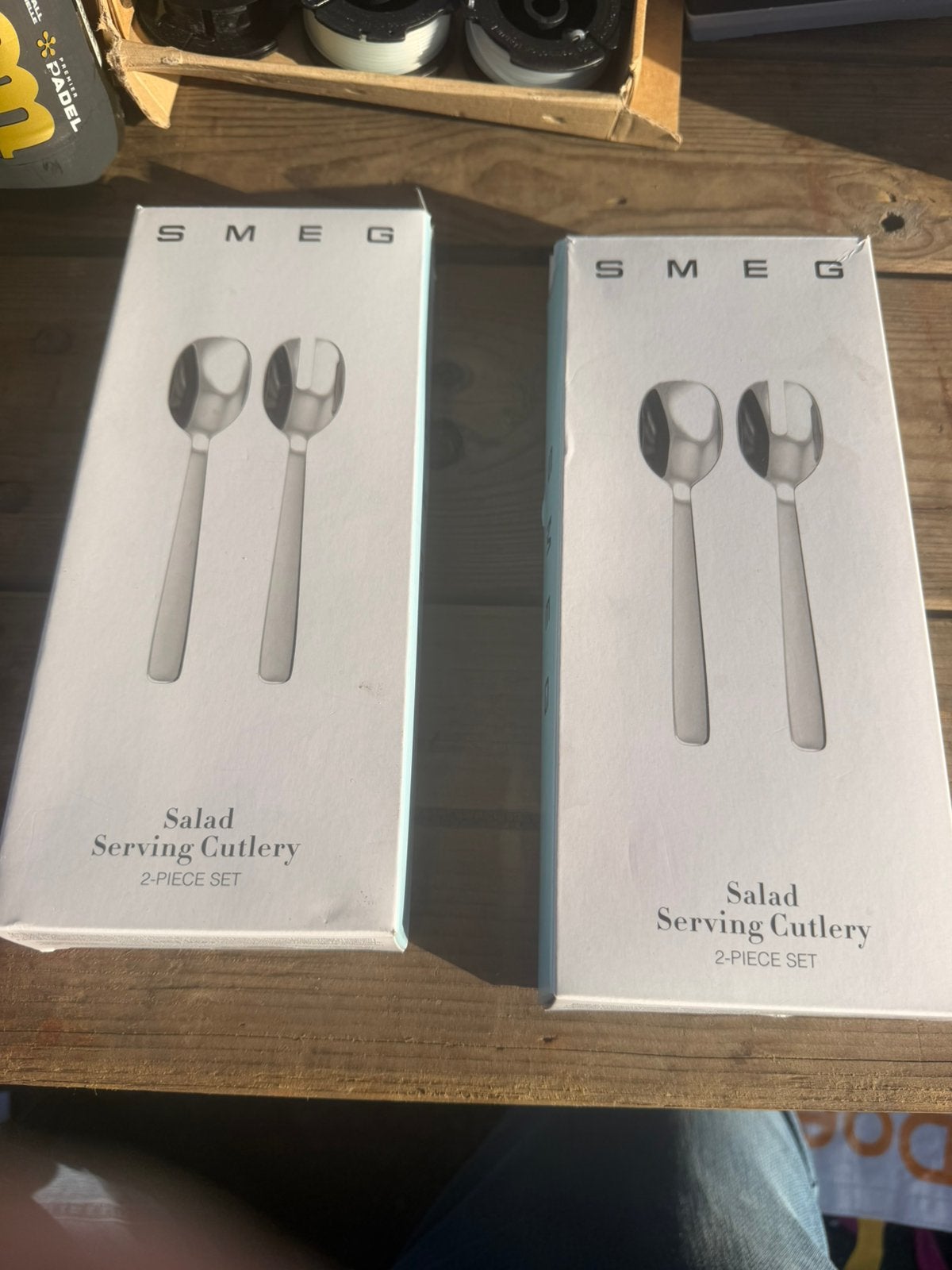 2 doojes Smeg lepels nieuw, Ophalen of Verzenden, Zo goed als nieuw