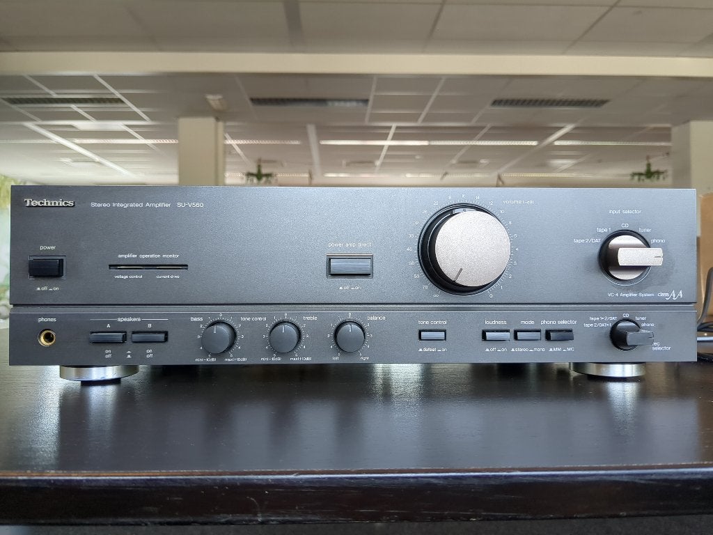 Technics SU-V560 Stereo Integrated Amplifier (100 W), Audio, Tv en Foto, Overige merken, Gebruikt, Ophalen of Verzenden, 60 tot 120 watt