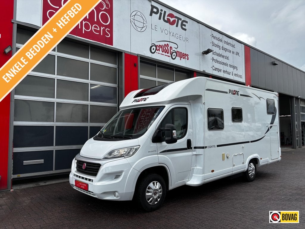 Pilote P706GJ Camper, 4 persoons Lengtebedden, Ringverwarming, Fiat, ABS, Pilote