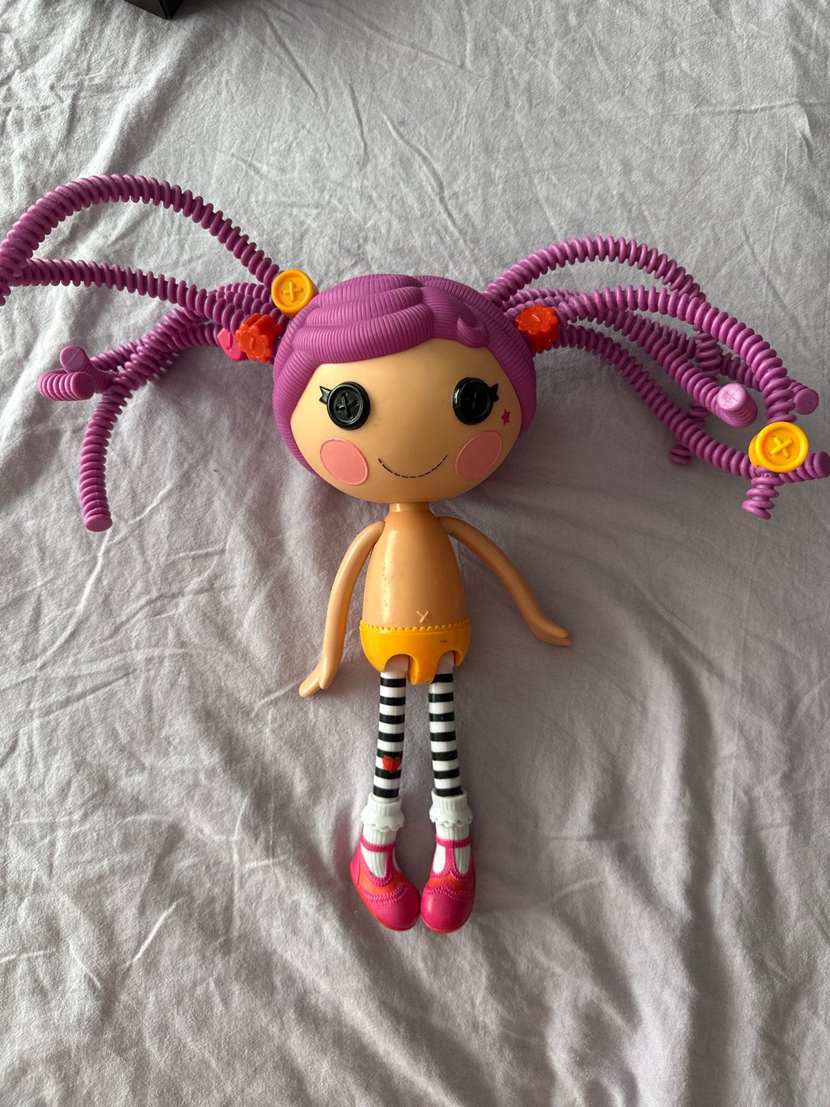 Lalaloopsy pop met paarse krulharen, Ophalen of Verzenden, Gebruikt, Overige typen