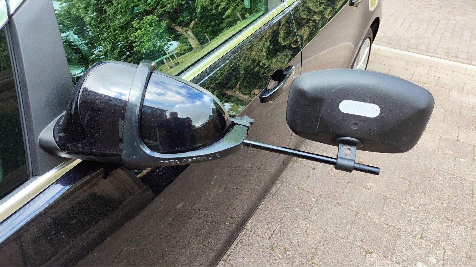 Emuk caravan spiegels Opel Astra 2010-2013, Ophalen, Gebruikt, Opel