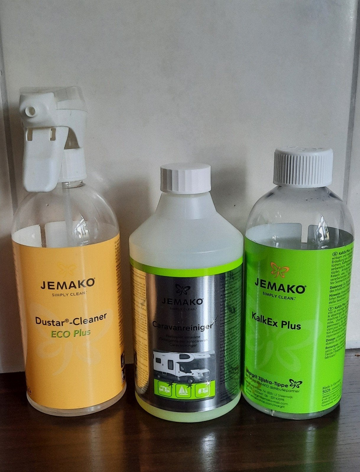 JEMAKO producten o.a. - Caravan reiniger - Duster Cleaner, Huis en Inrichting, Schoonmaakartikelen, Ophalen of Verzenden, Schoonmaakmiddel
