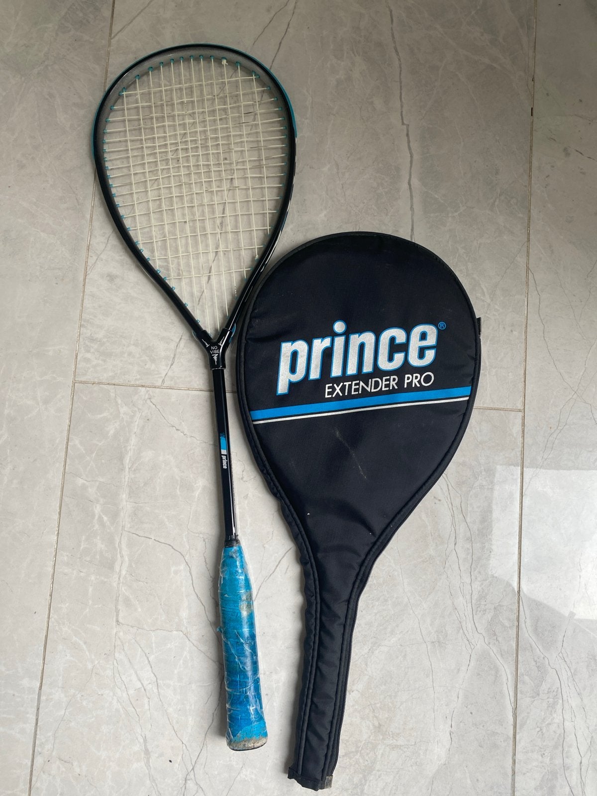 Prince Extender Pro Squash Racket met Hoes, Sport en Fitness, Ophalen, Gebruikt, Racket, Met hoes
