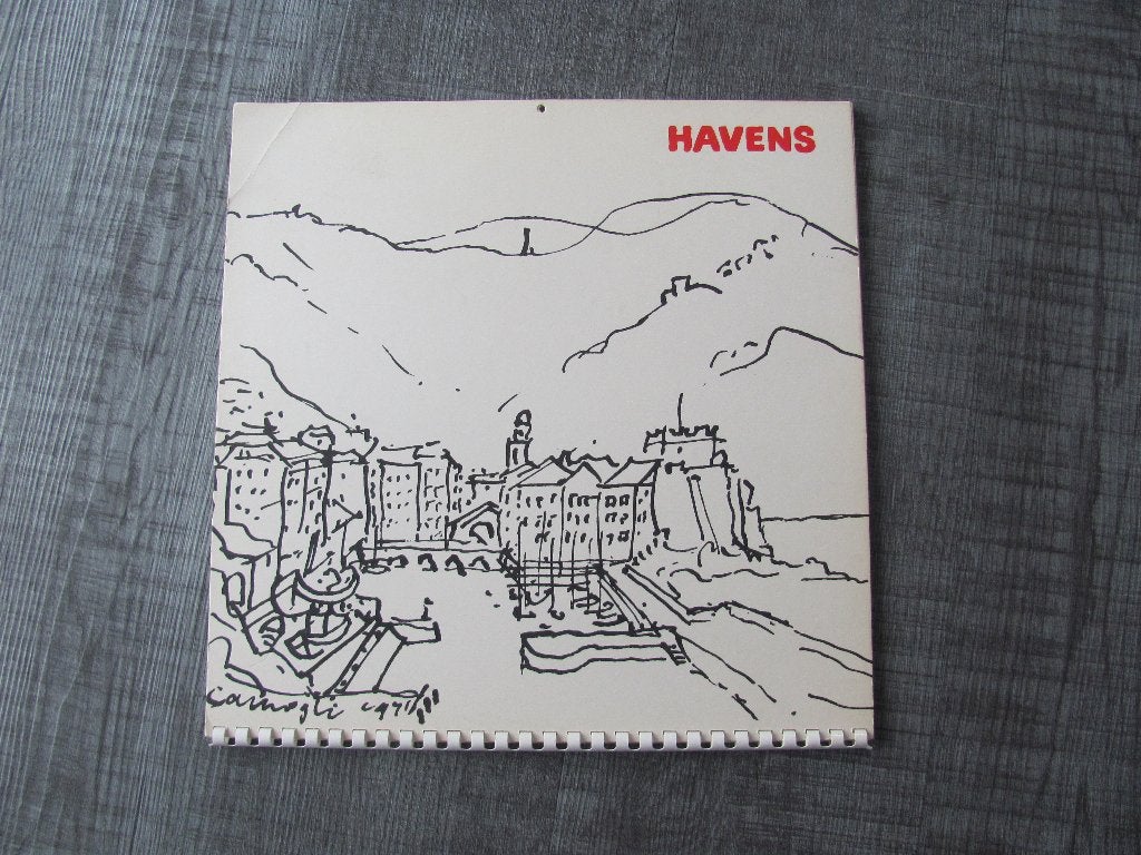 Kalender 1975 - Heijboer, Van der Leck e.v.a., Ophalen of Verzenden, Maandkalender, Zo goed als nieuw