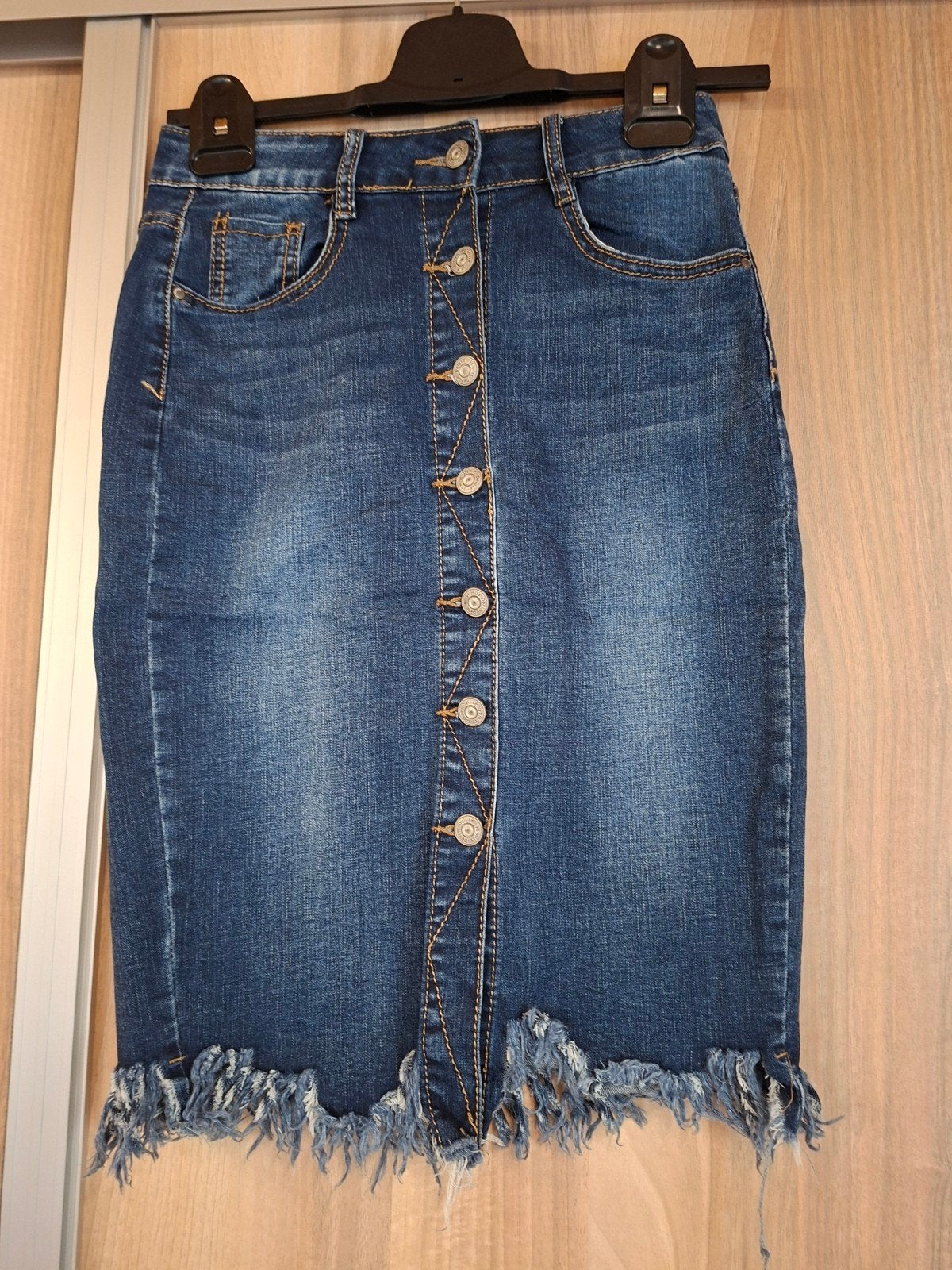 gave spijkerrok maat 36, Kleding | Dames, Blauw, Ophalen of Verzenden, Zo goed als nieuw, Maat 36 (S)