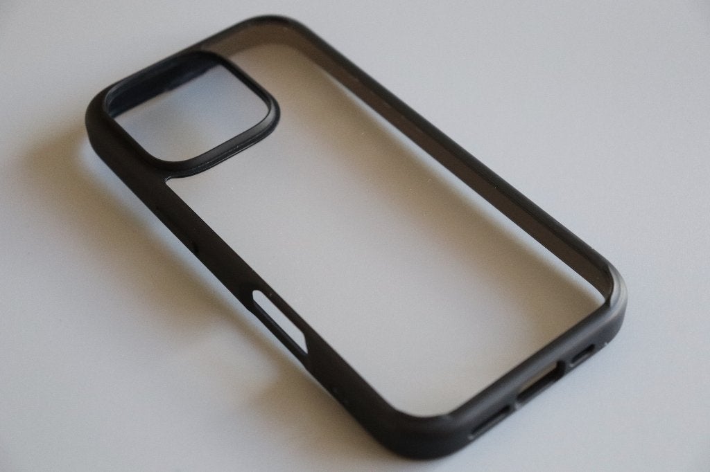 iPhone 16 Pro hoesje | Spigen Ultra Hybrid transparant, IPhone 16 Pro, Hoesje of Tasje, Ophalen of Verzenden, Zo goed als nieuw