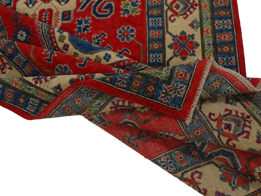 Perzisch tapijt - Kazak - 275 x 182 cm - Handgeknoopt, -, Crème, -, 150 tot 200 cm