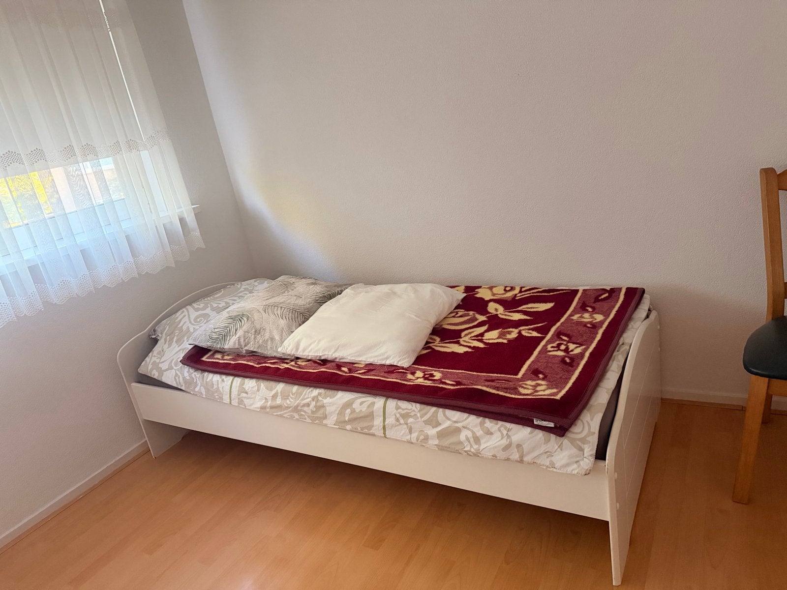 Eenpersoonsbed met matras, Ophalen, Gebruikt, 90 cm, Eenpersoons