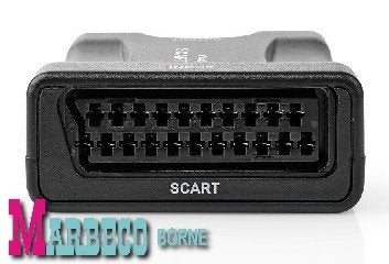 SCART naar HDMI Converter, Omvormer, SCART In, HDMI Uit, Nedis, Nieuw, Info@marbeco.nl, Ophalen of Verzenden