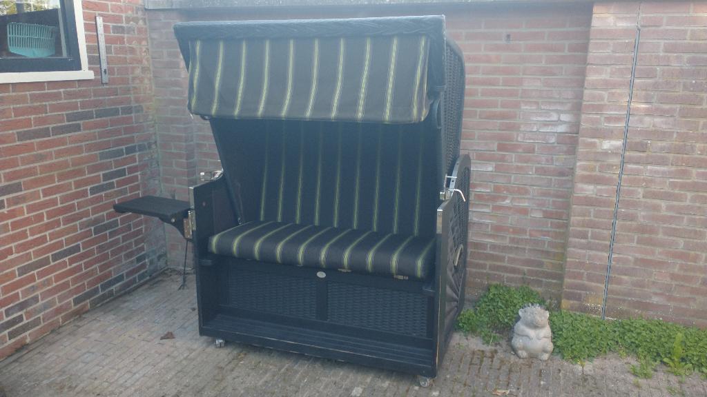 Strandstoel van de Vries, Ophalen, Gebruikt, Hout