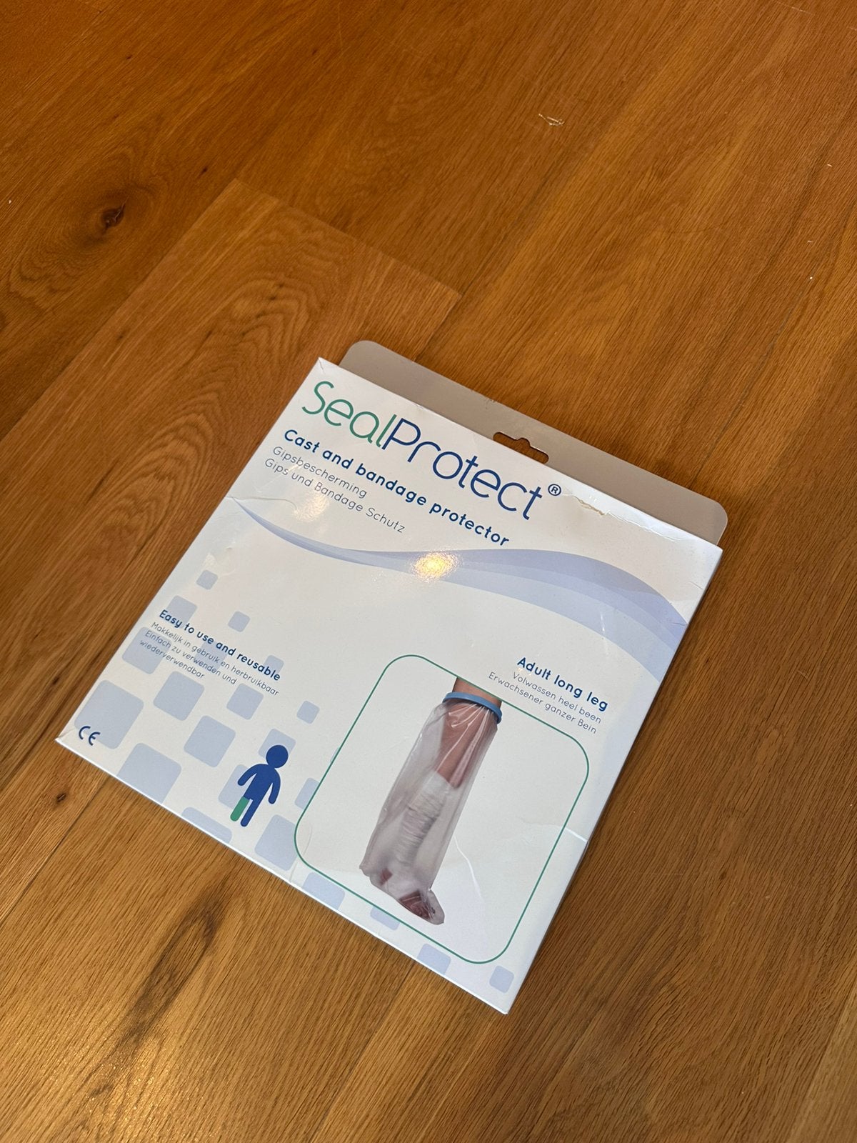 Gipsbescherming Been voor onder de douche van SealProtect, Diversen, Verpleegmiddelen, Ophalen of Verzenden, Zo goed als nieuw