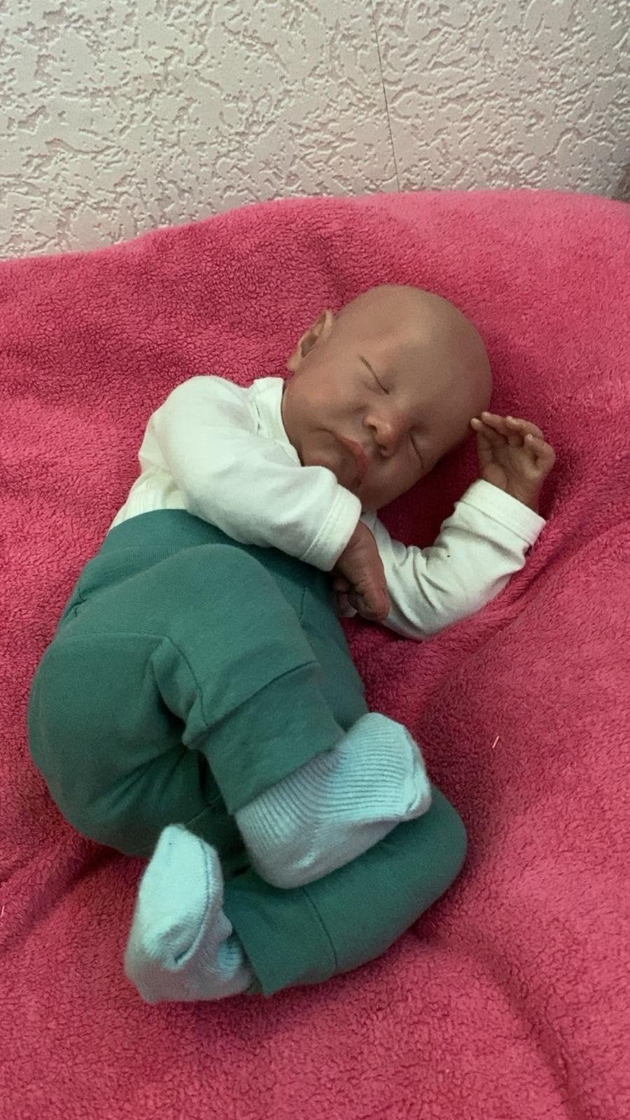 Reborn Baby Levi, Verzamelen, Ophalen of Verzenden, Zo goed als nieuw, Fashion Doll, Levensecht of Reborn