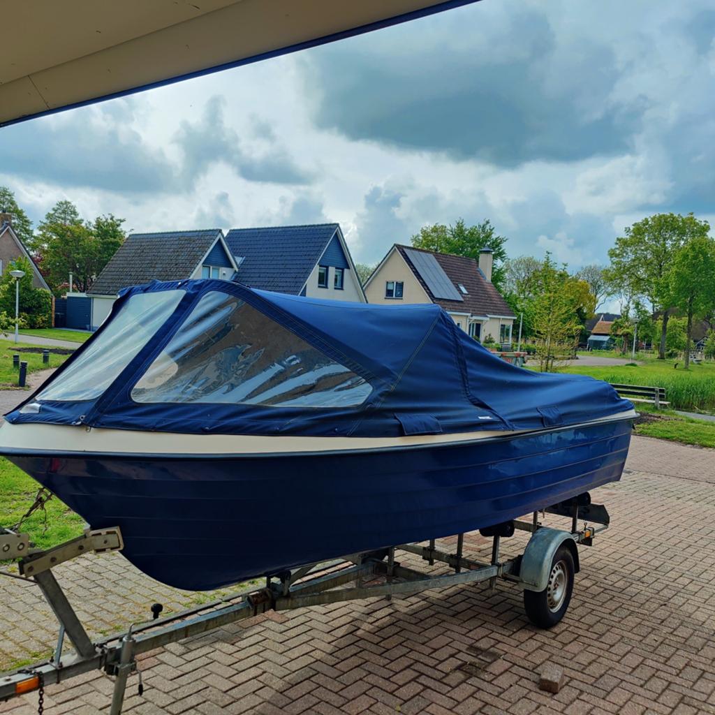Verano 500 Sloep met Suzuki 15 pk en kalf trailer, Watersport en Boten, Ophalen