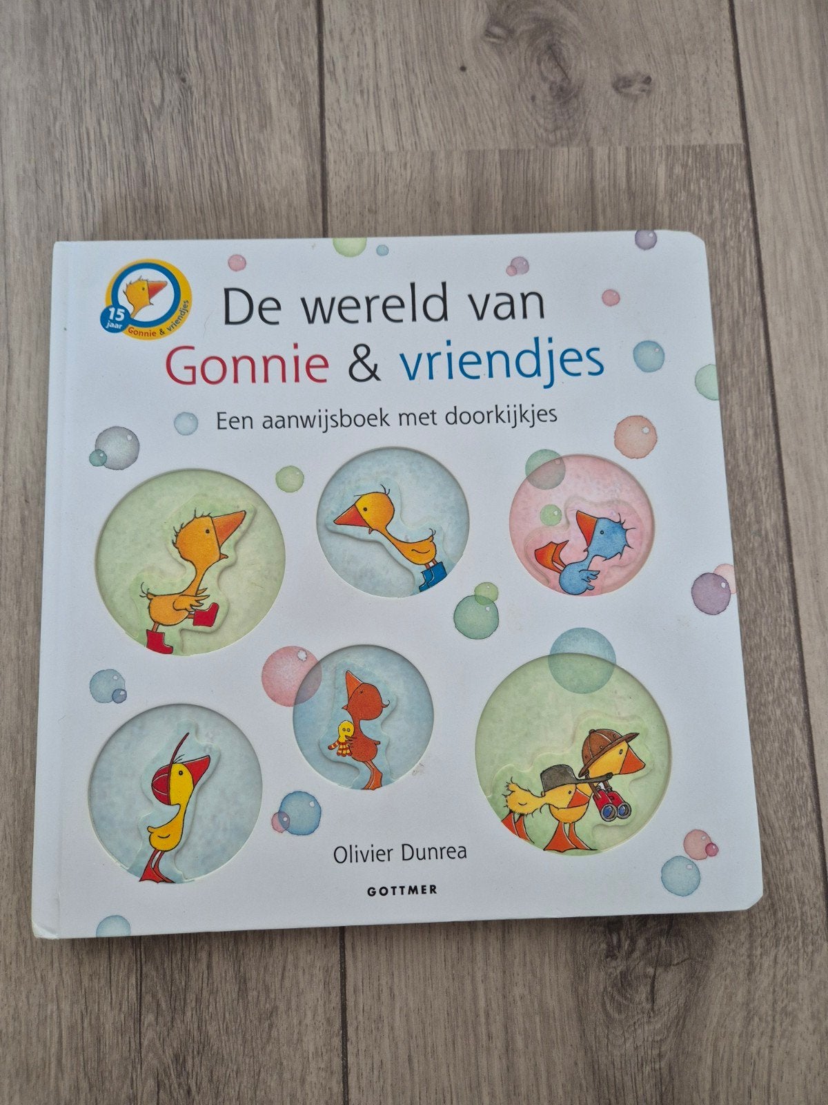 De wereld van Gonnie & vriendjes -aanwijsboek met doorkijkje, Boeken, Olivier Dunrea, Ophalen of Verzenden, Zo goed als nieuw