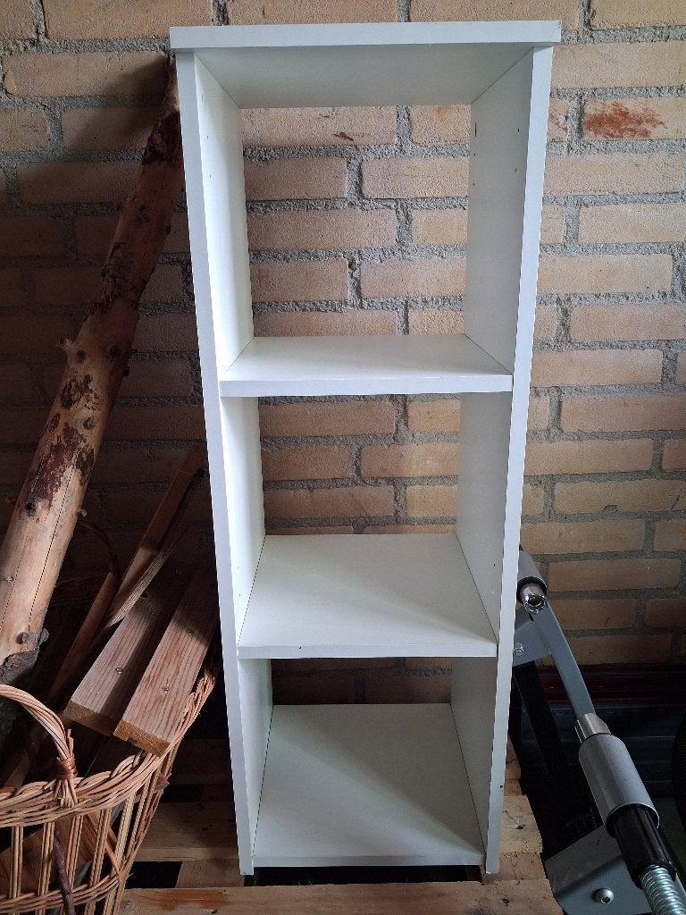 White shelf, Ophalen, Met plank(en), Gebruikt, 50 tot 100 cm
