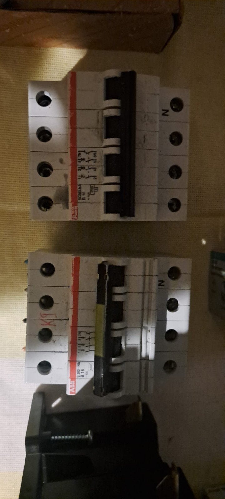 ABB S263-NA B16 3-fase automaat, Doe-het-zelf en Verbouw, Elektra en Kabels, Ophalen of Verzenden