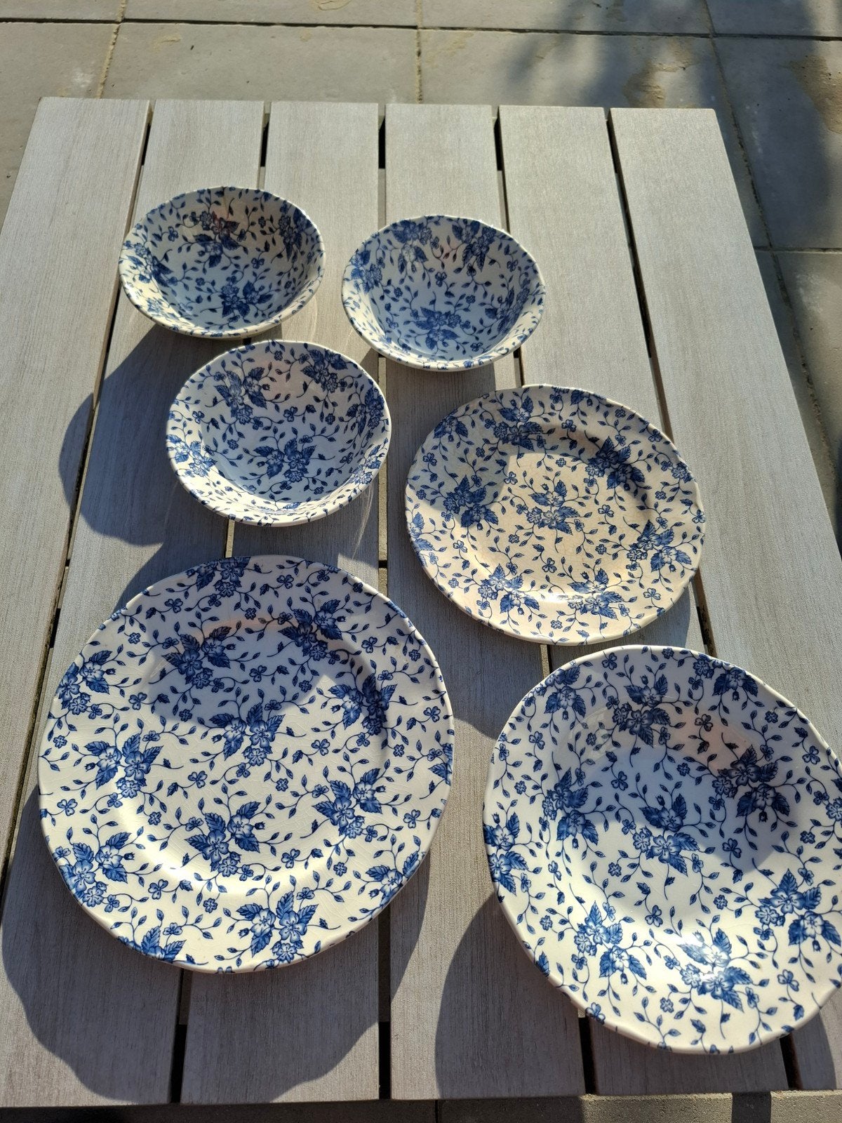 Royal Tudor Grindley Baluw servies - 7-delige set, Ophalen of Verzenden