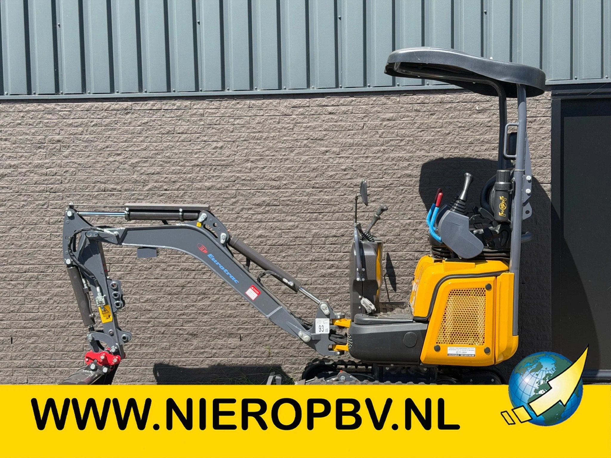 Eurotrac HE12 Rupsgraafmachine + Joysticks & KUBOTA motor 6x, Graafmachine