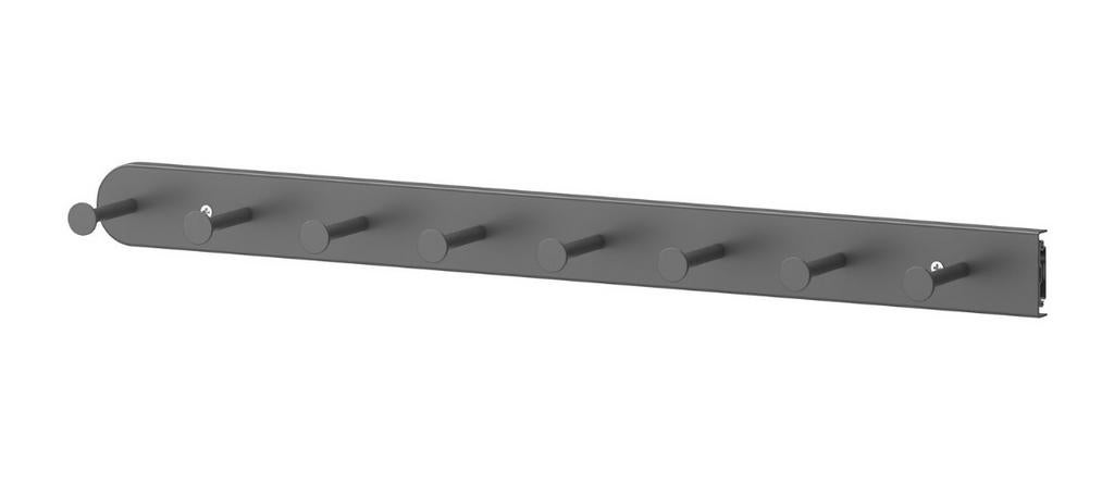 IKEA PAX Uittrekbare Multihanger - Donkergrijs, 58 cm, Zo goed als nieuw, Minder dan 25 cm, Minder dan 100 cm, Metaal