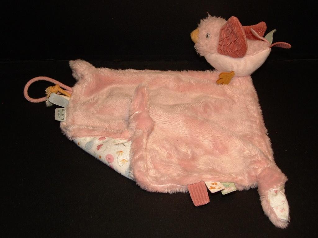 LITTLE DUTCH VOGEL KNUFFELDOEK UIT FLOWERS &, Kinderen en Baby's, Speelgoed | Knuffels en Pluche, Nieuw, Overige typen, Verzenden
