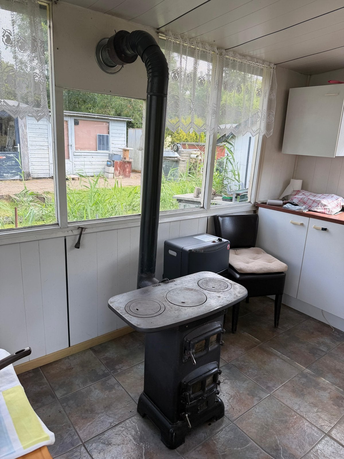 Houtkachel, Huis en Inrichting, Kachels, Ophalen, Gebruikt, Vrijstaand, Hout