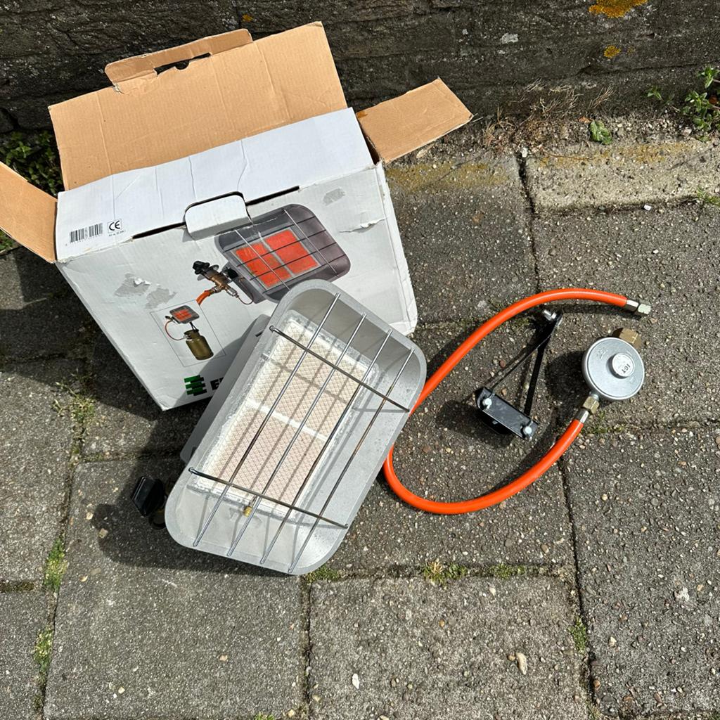 Eurom GS 5000FM Gasstraler - Zo goed als nieuw, Tuin en Terras, Ophalen of Verzenden, Zo goed als nieuw, Gas, Vloer