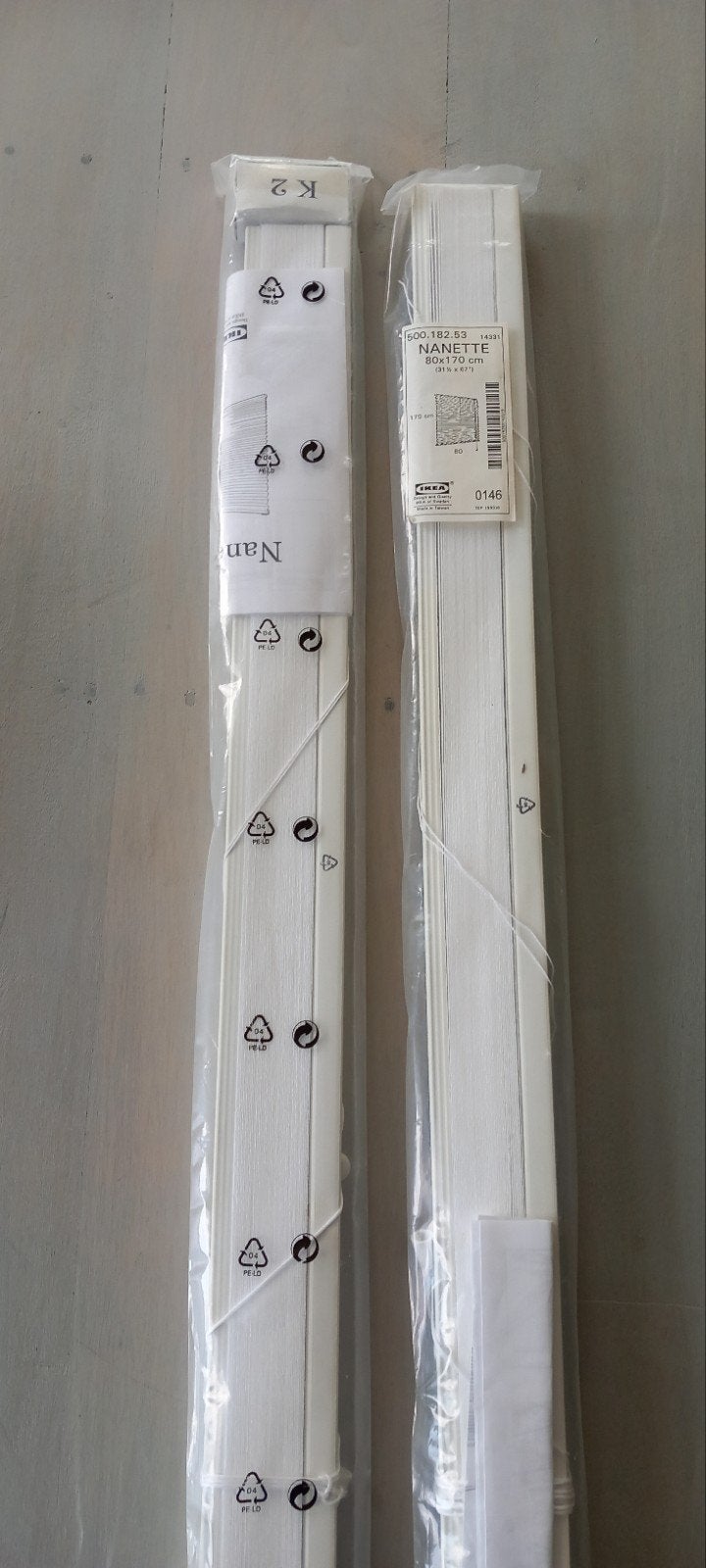 Vouwgordijn, Nieuw 2x, IKEA, Ophalen, Wit, Vouwgordijn