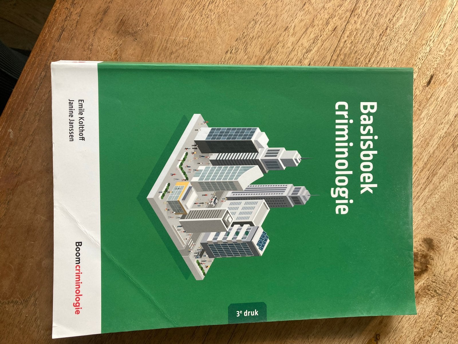 Basisboek Criminologie - Emile Kolthoff & Janine Janssen, Ophalen of Verzenden, Gamma, Gelezen, HBO
