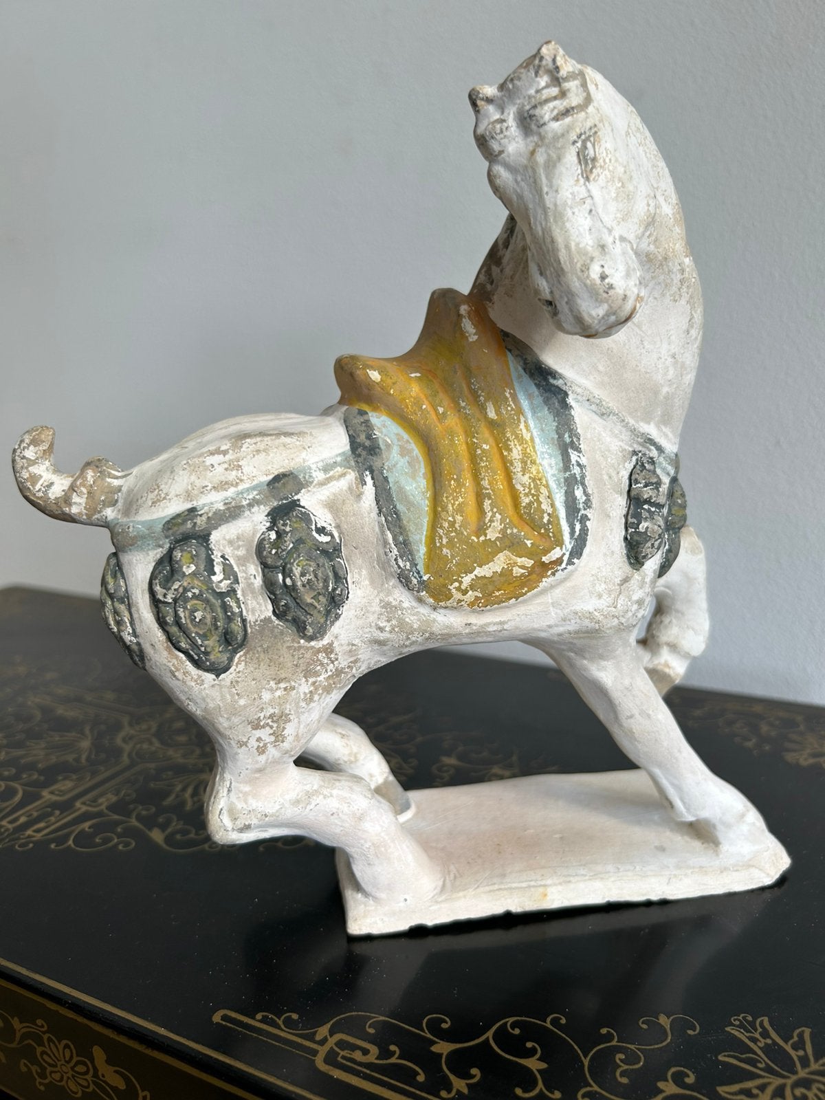 Chinees aardewerk Tang oorlogspaard, Ophalen of Verzenden
