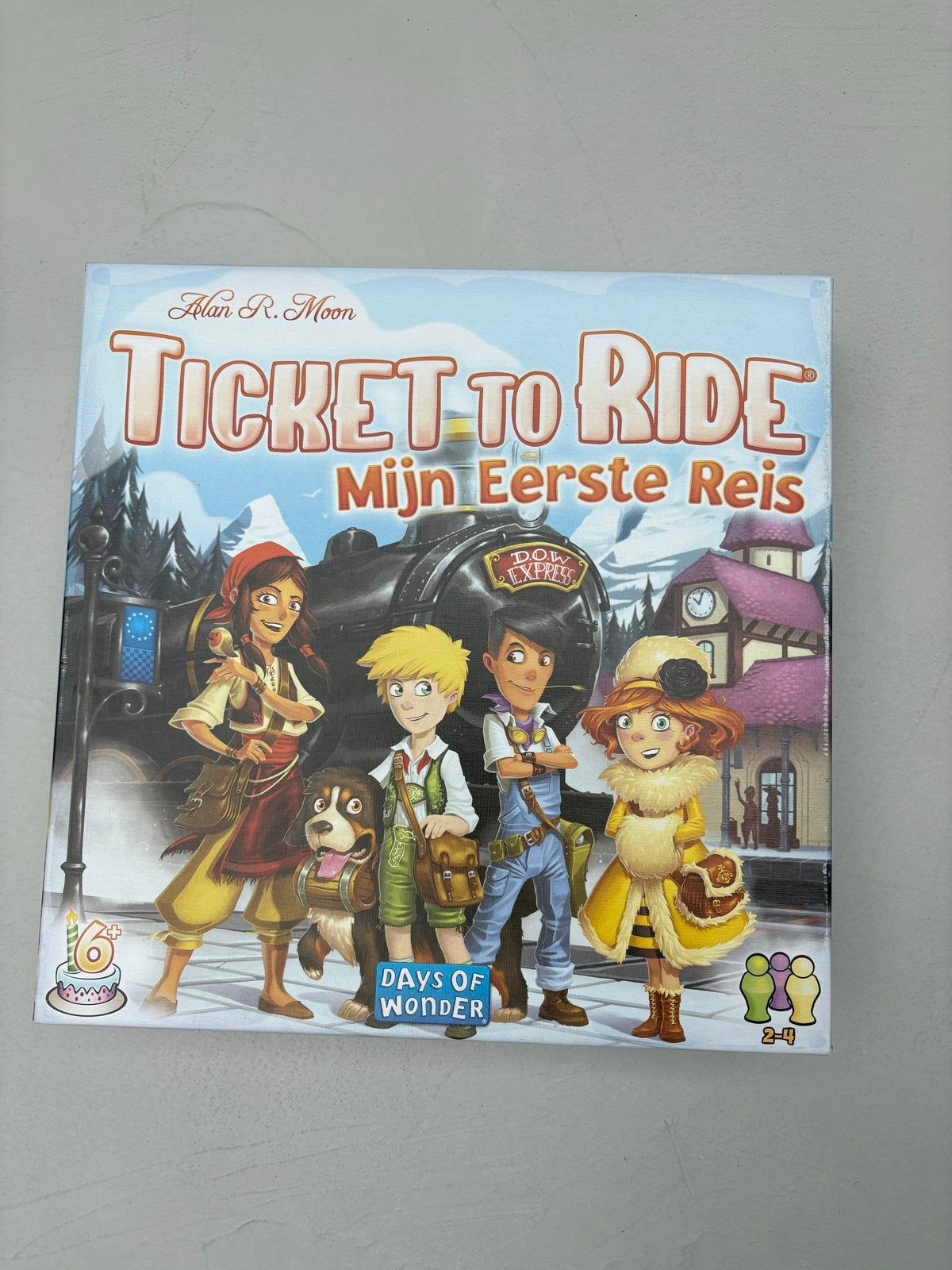 Ticket to Ride: Mijn Eerste Reis - Familiespel, Drie of vier spelers, Ophalen of Verzenden, Zo goed als nieuw