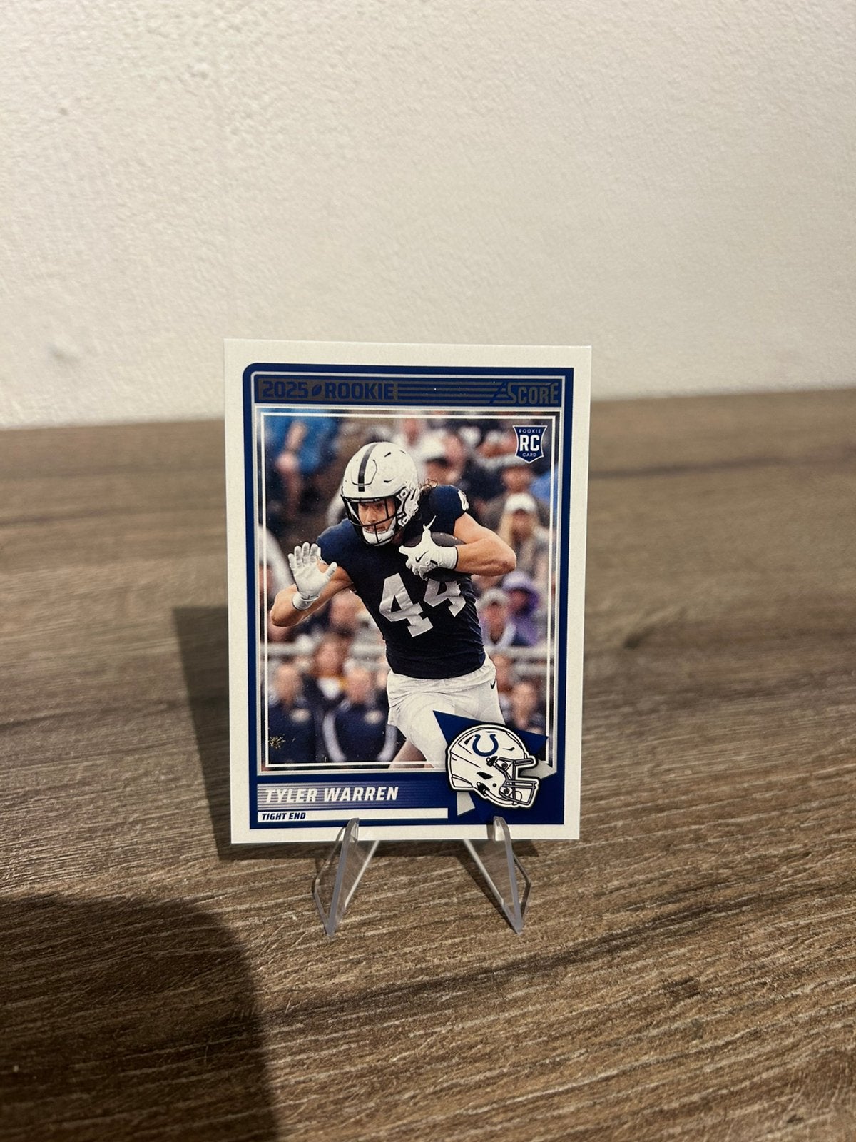 Tyler Warren 2025 Panini Score Football #21 Colts RC Rookie, Ophalen of Verzenden, Zo goed als nieuw, Buitenlandse clubs, Poster, Plaatje of Sticker
