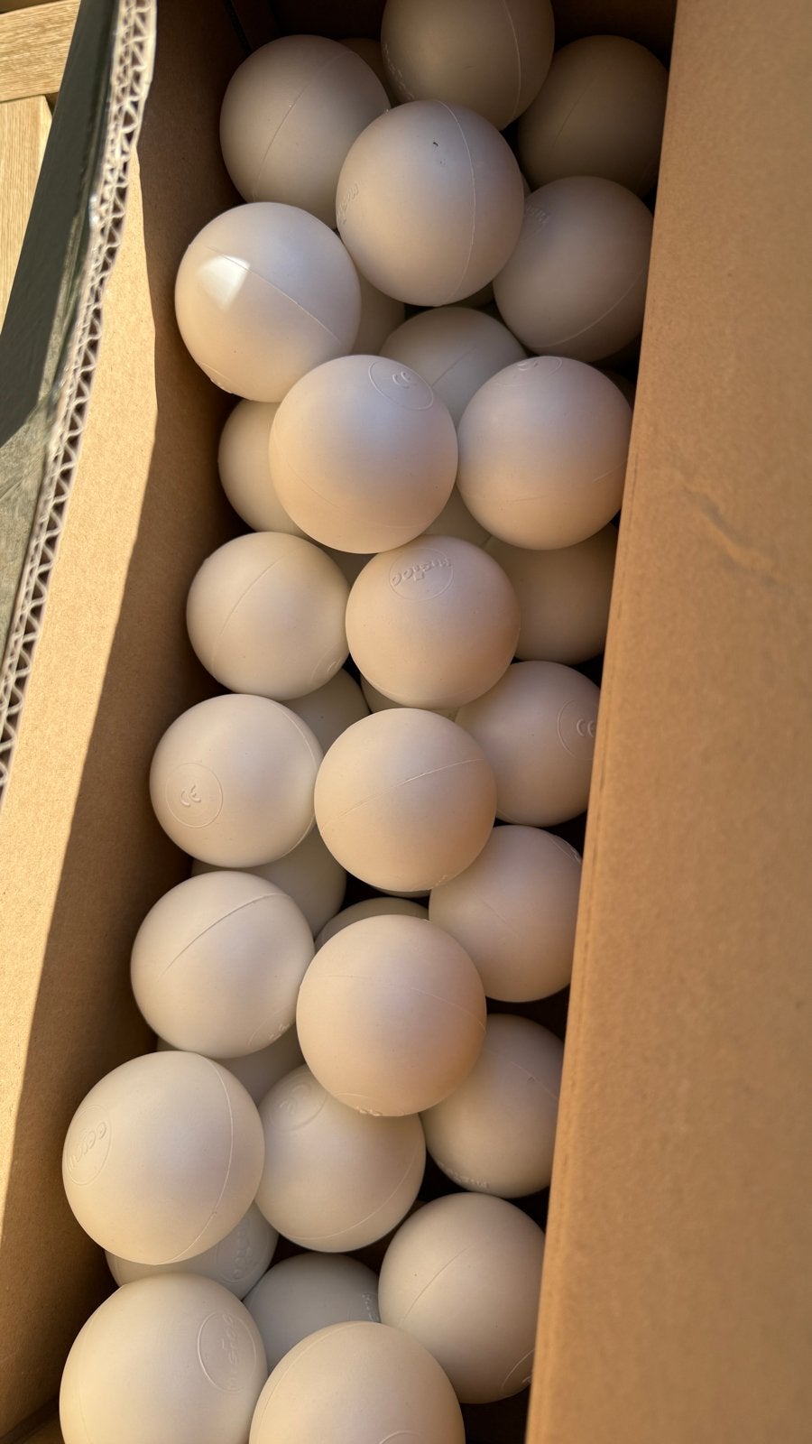 Misioo ballenbak ballen D70 wit - 44 stuks, Ophalen of Verzenden, Nieuw, Overige typen