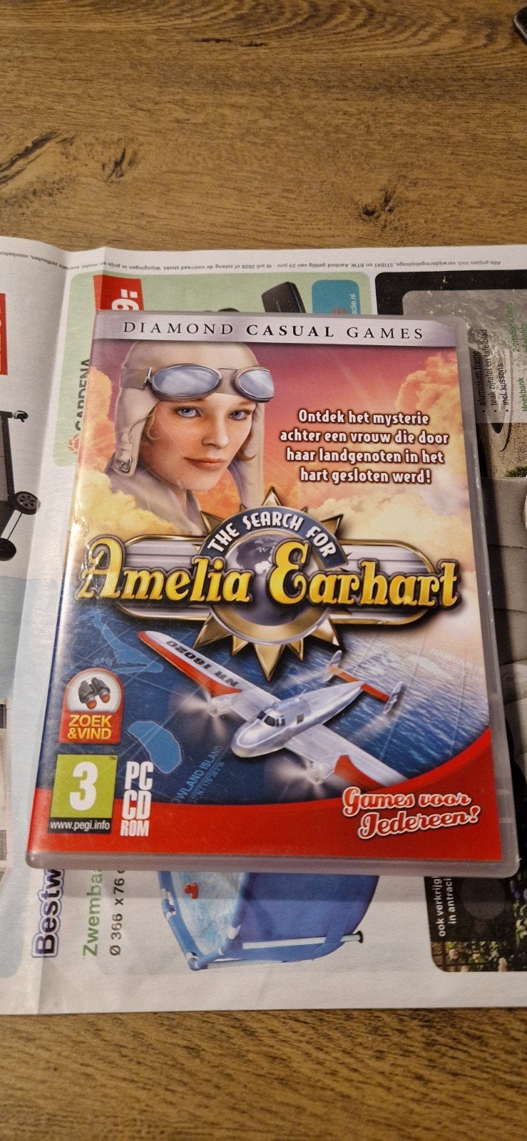 The Search for Amelia Earhart PC CD-ROM, Puzzel en Educatief, 1 speler, Ophalen of Verzenden, Zo goed als nieuw