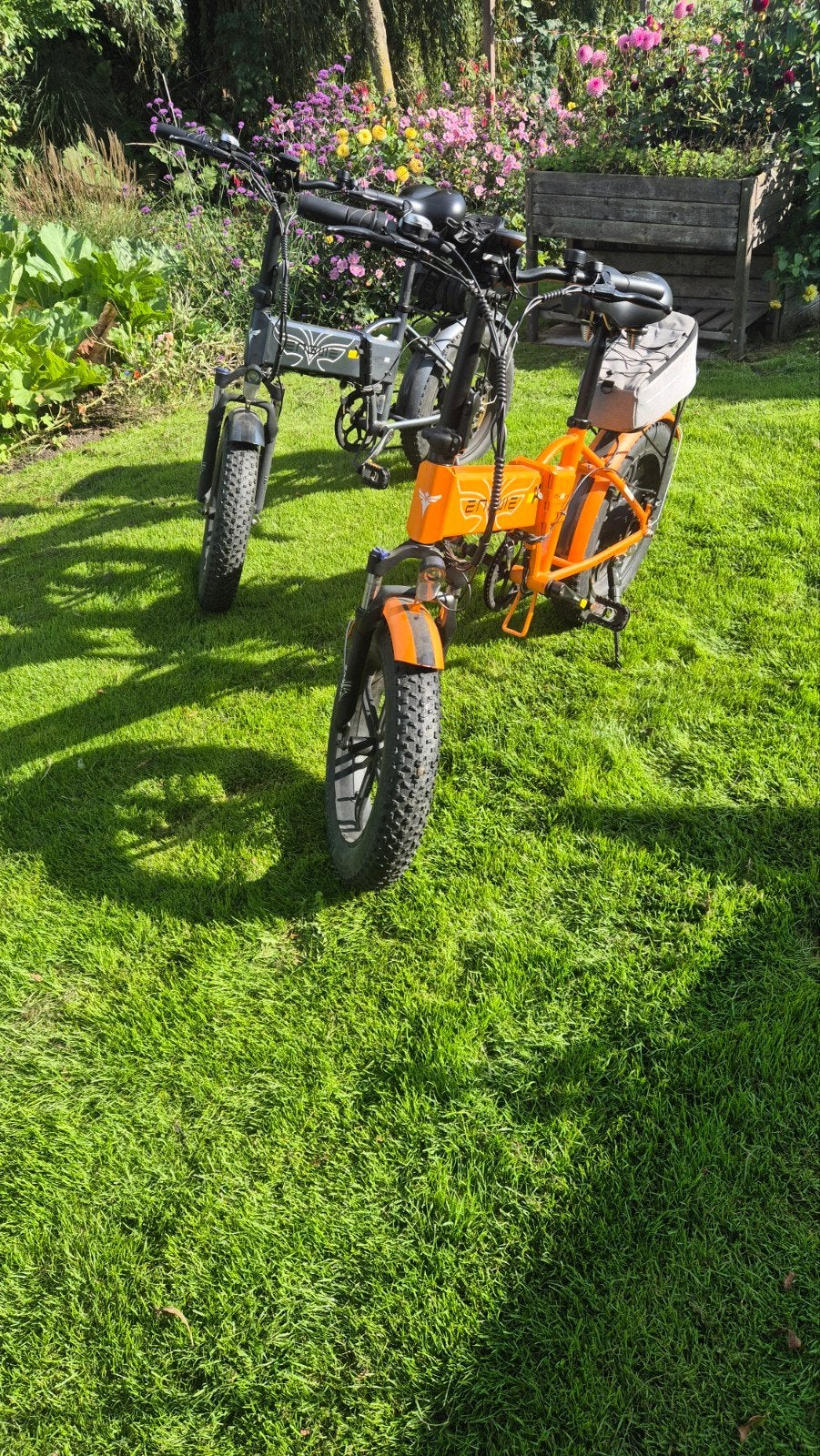 2x Fatbike Oranje en Grijs - Zo goed als nieuw, Ophalen, Zo goed als nieuw, Overige merken