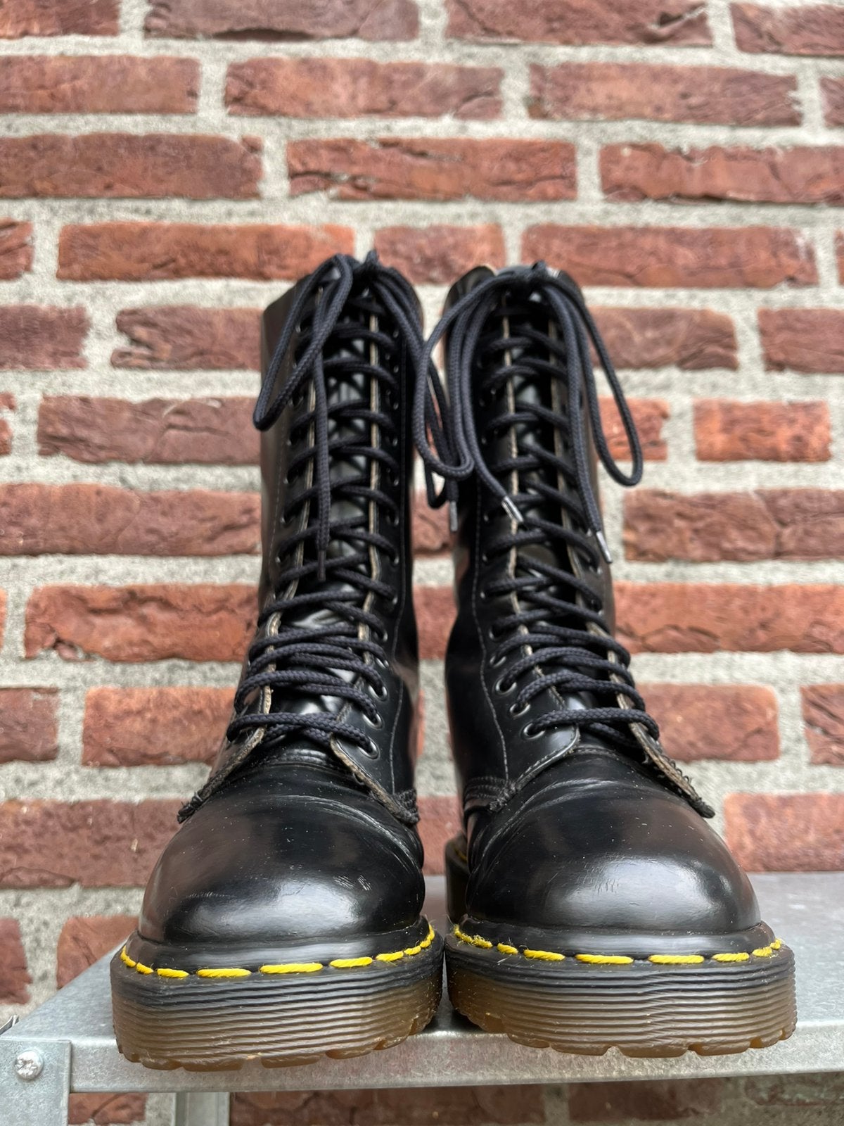 Dr. Martens MIE 14-Eye Mid calf commando laarzen Uk 4/ Eu 37, Hoge laarzen, Dr. Martens, Docs, Zwart