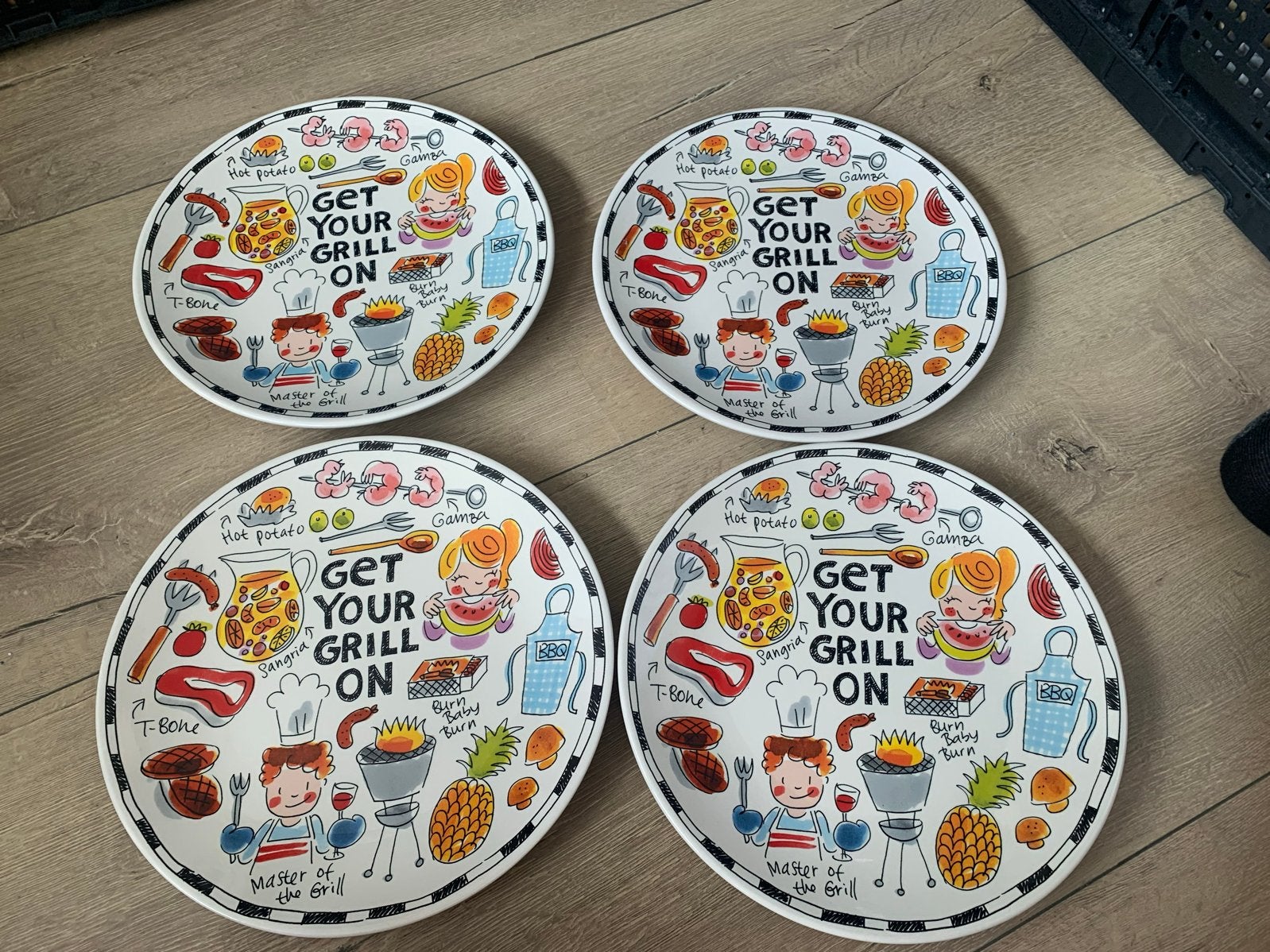 Blond Amsterdam 'Get Your Grill On' grillborden, Keramiek, Nieuw, Ophalen of Verzenden, Bord(en)
